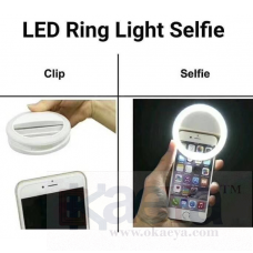 OkaeYa FL-36 Double Bright Soft White Color Selfie Ring Light with 3 Modes and 36 LED for Smartphones